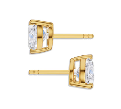 diamond heart earrings