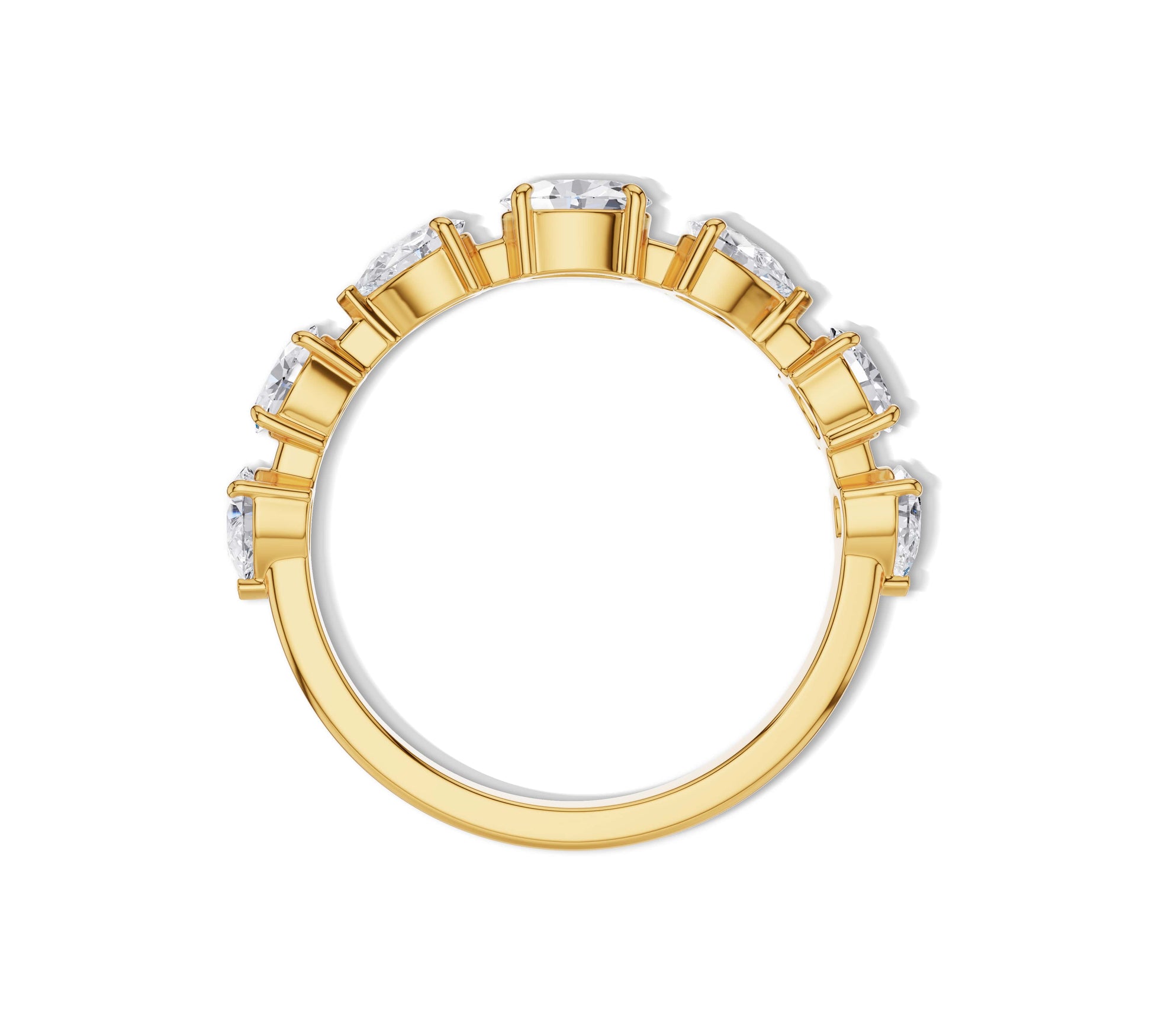 diamond cluster ring