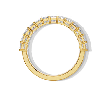 asscher cut eternity band​ for her