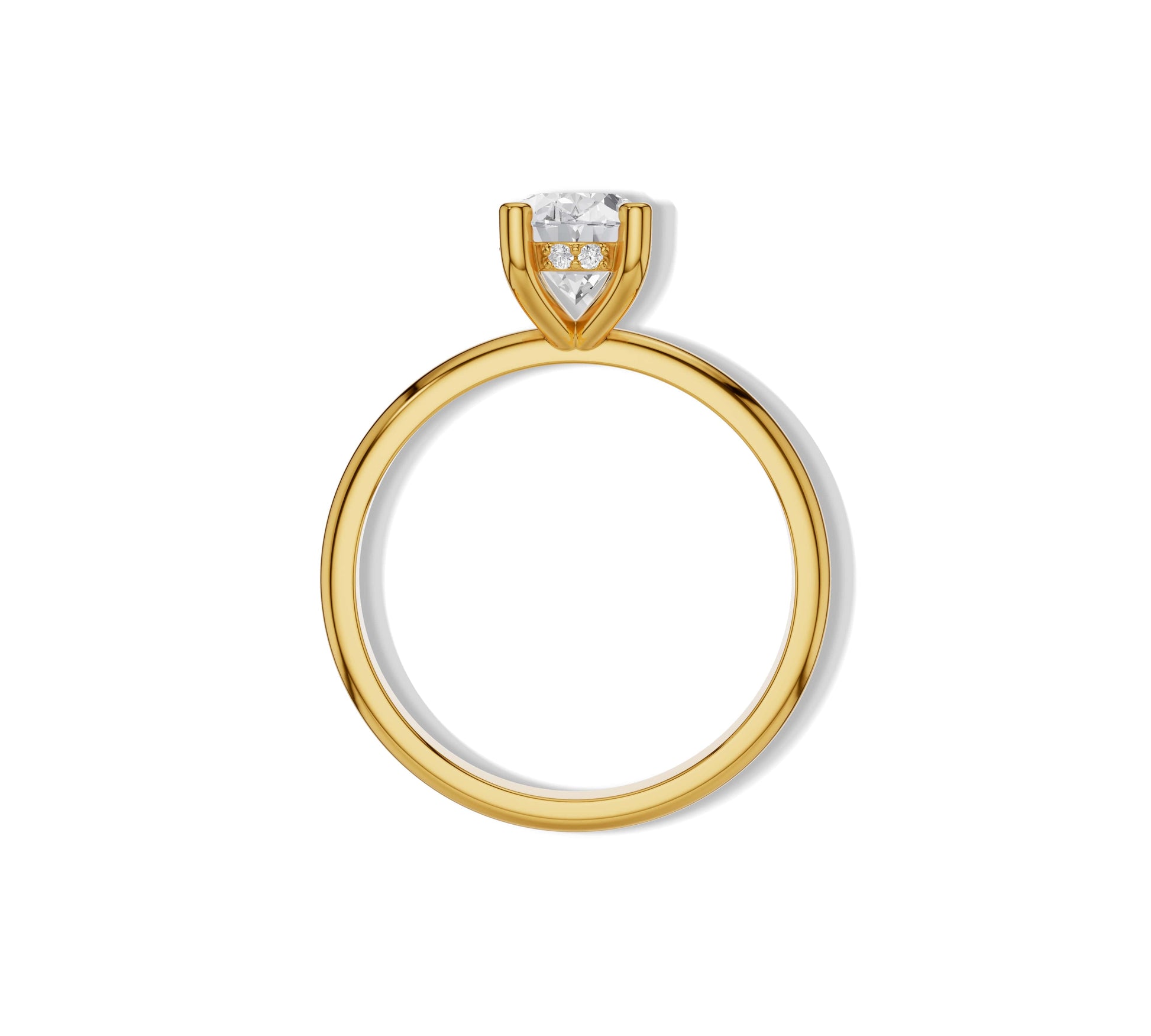 hidden halo engagement ring
