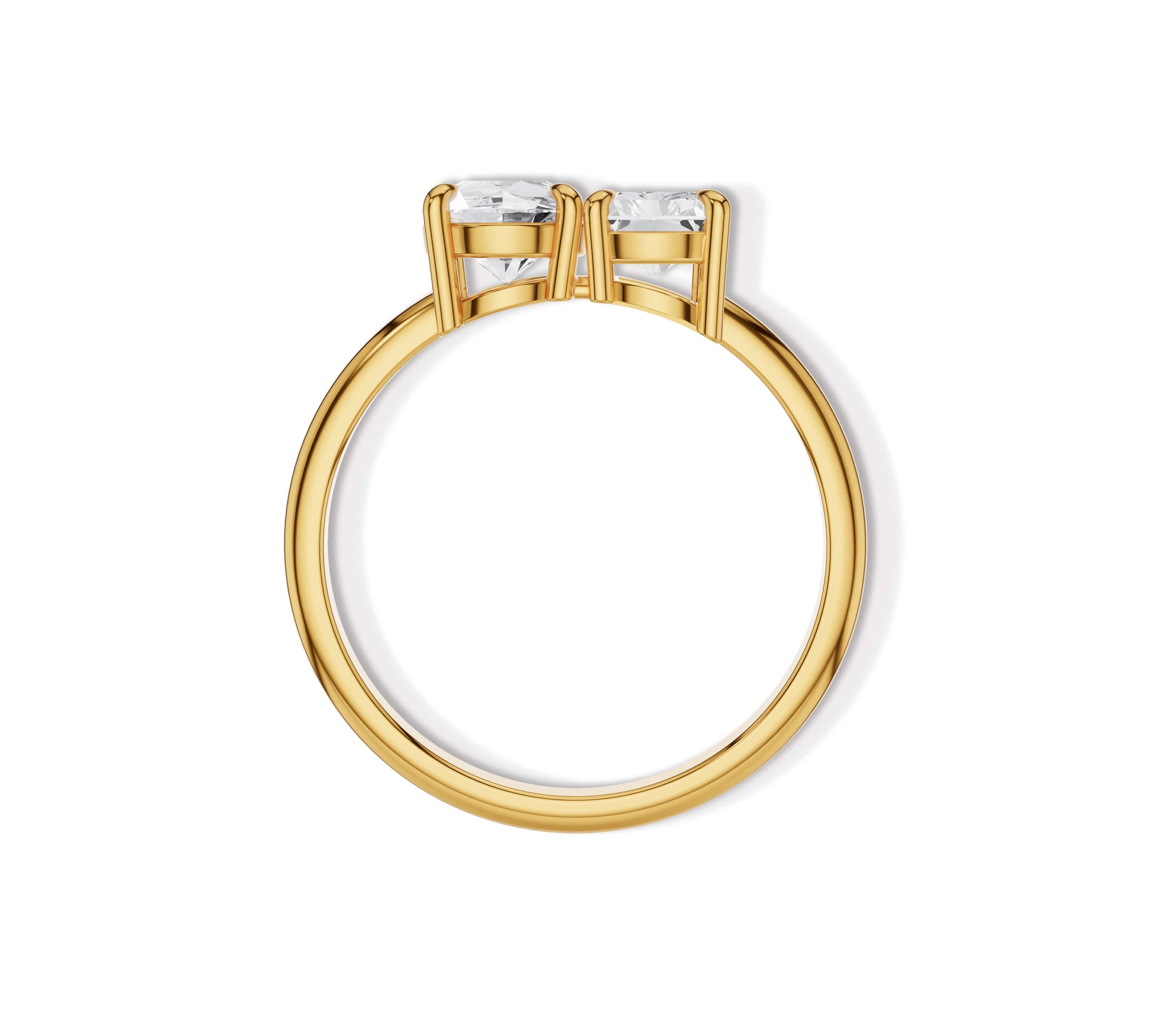 toi et moi engagement rings