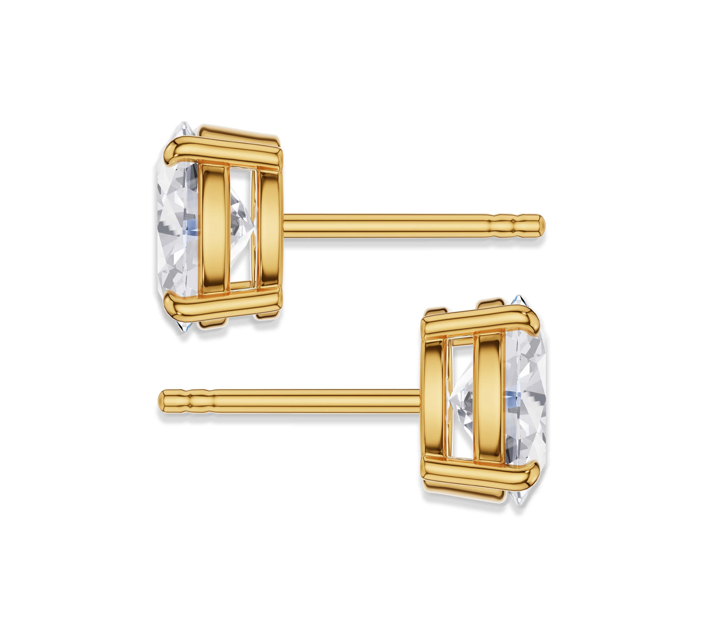 diamond earrings oval
