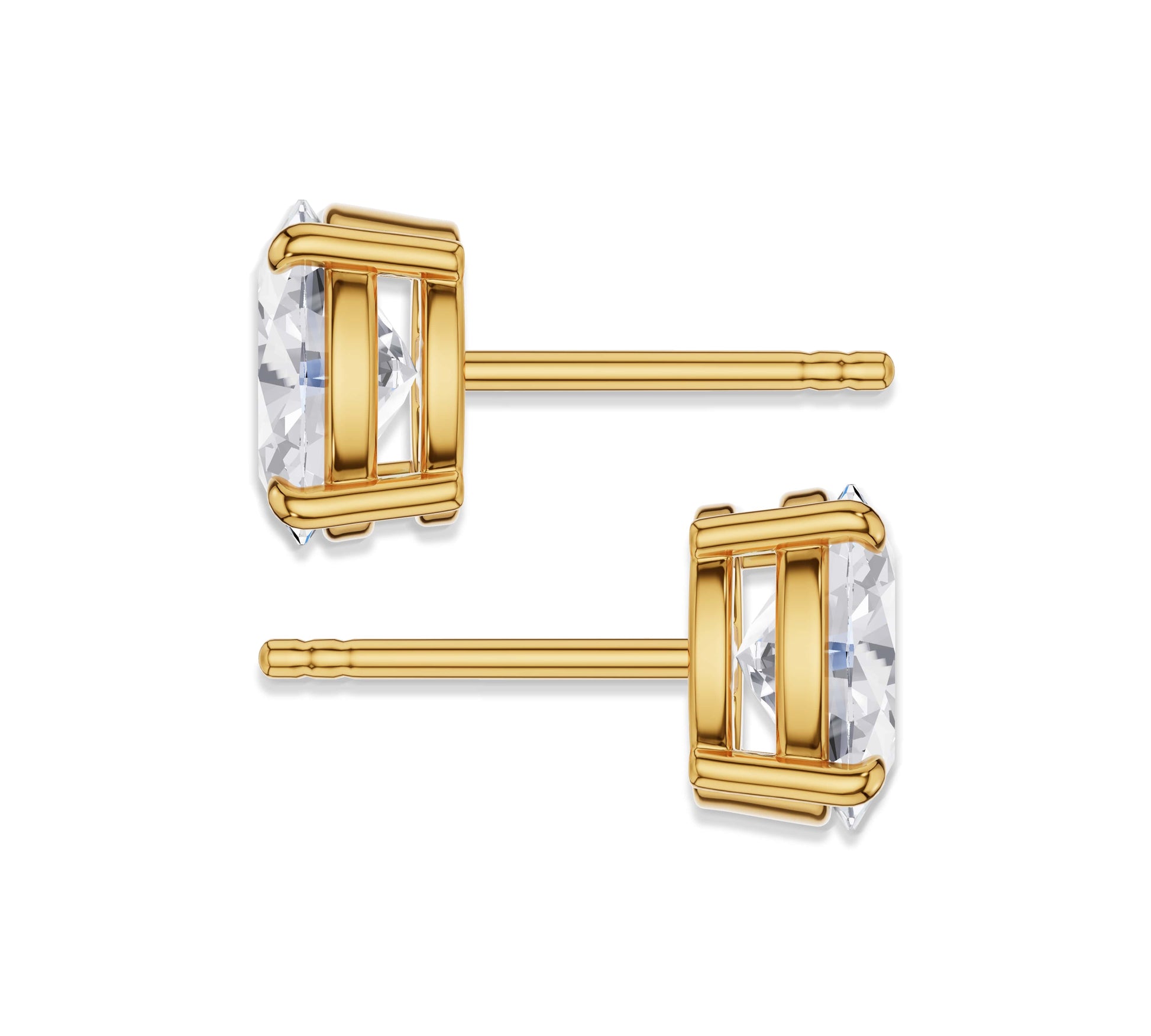 diamond earrings oval