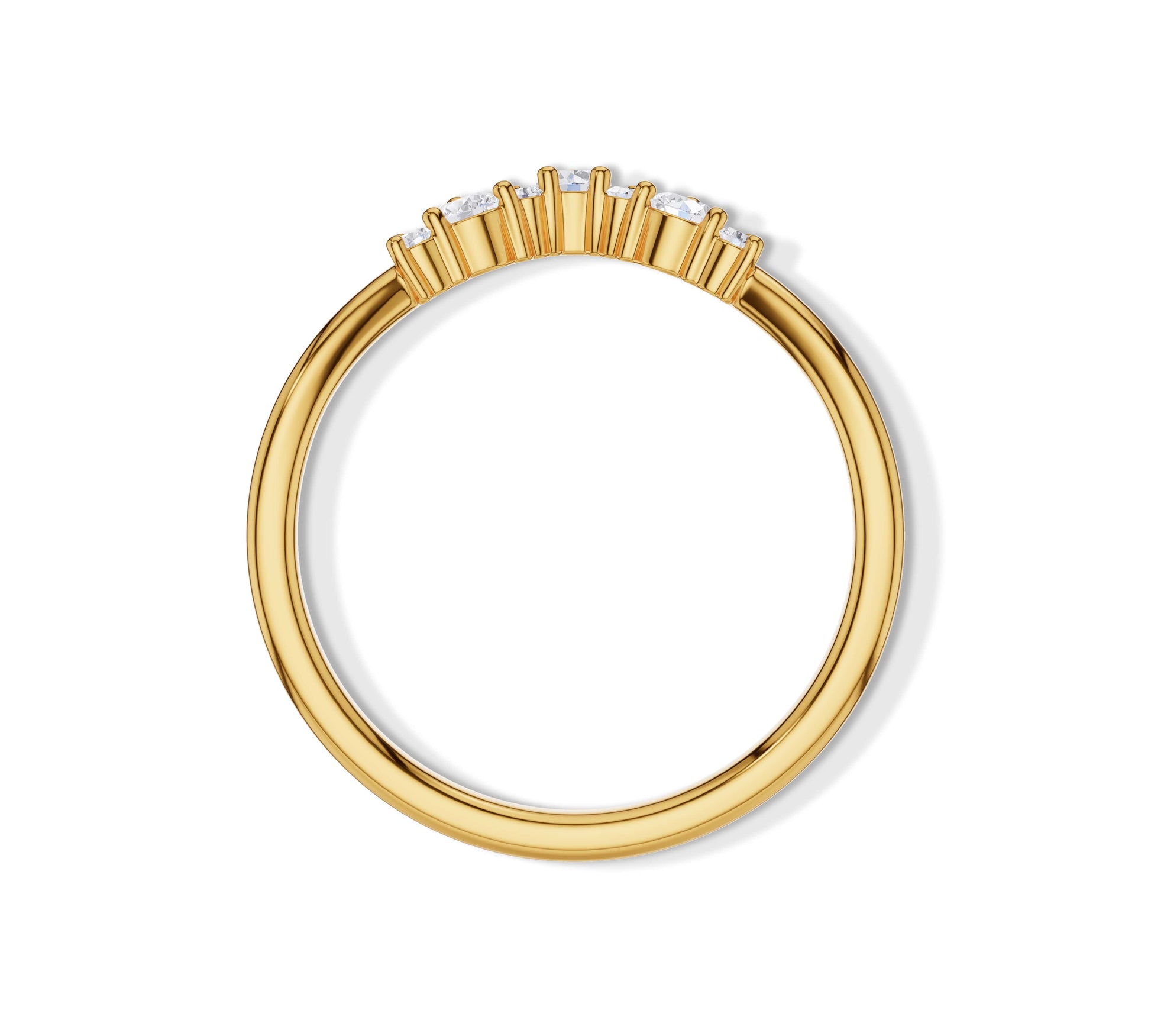 Round Diamond Wedding Ring