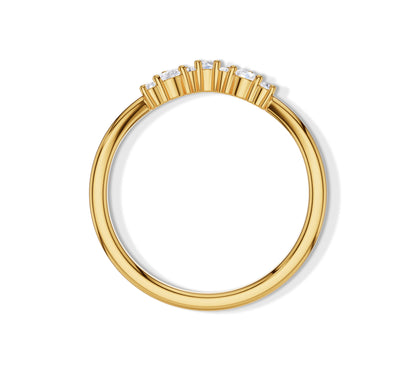 Round Diamond Wedding Ring