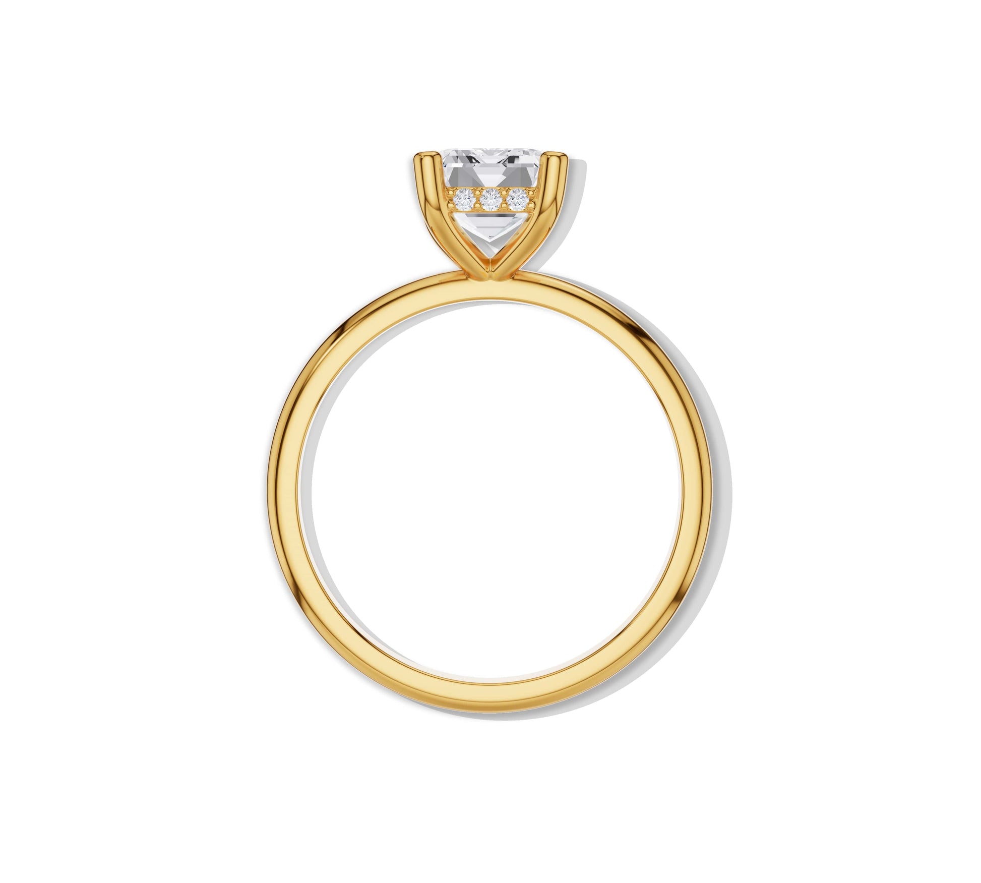 hidden halo engagement ring