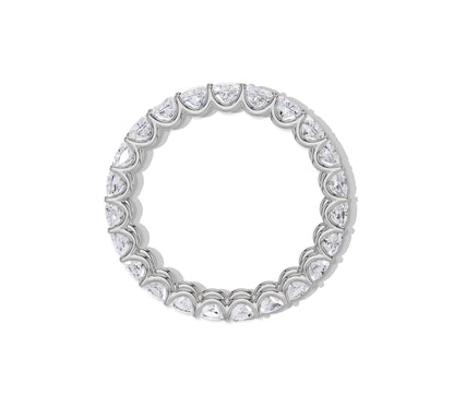 cushion cut anniversary bands