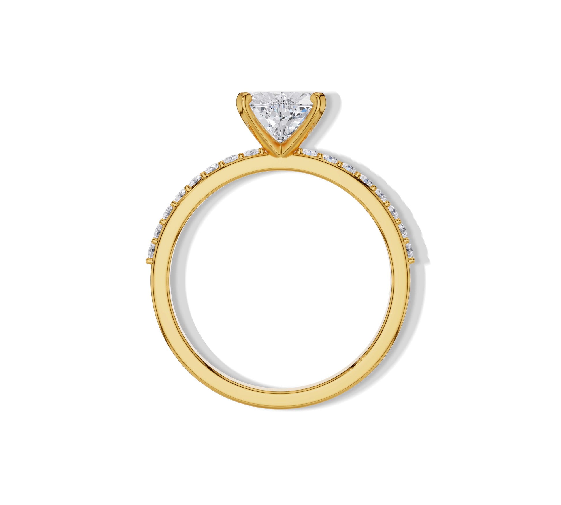 heart cut diamond ring​