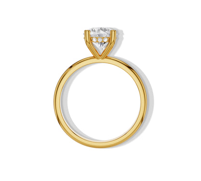 The Classic Hidden Halo Round Brilliant Engagement Ring