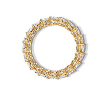 Lab Grown Heart Shaped Diamond Band