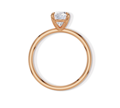Fine oval diamond ring for weddings
