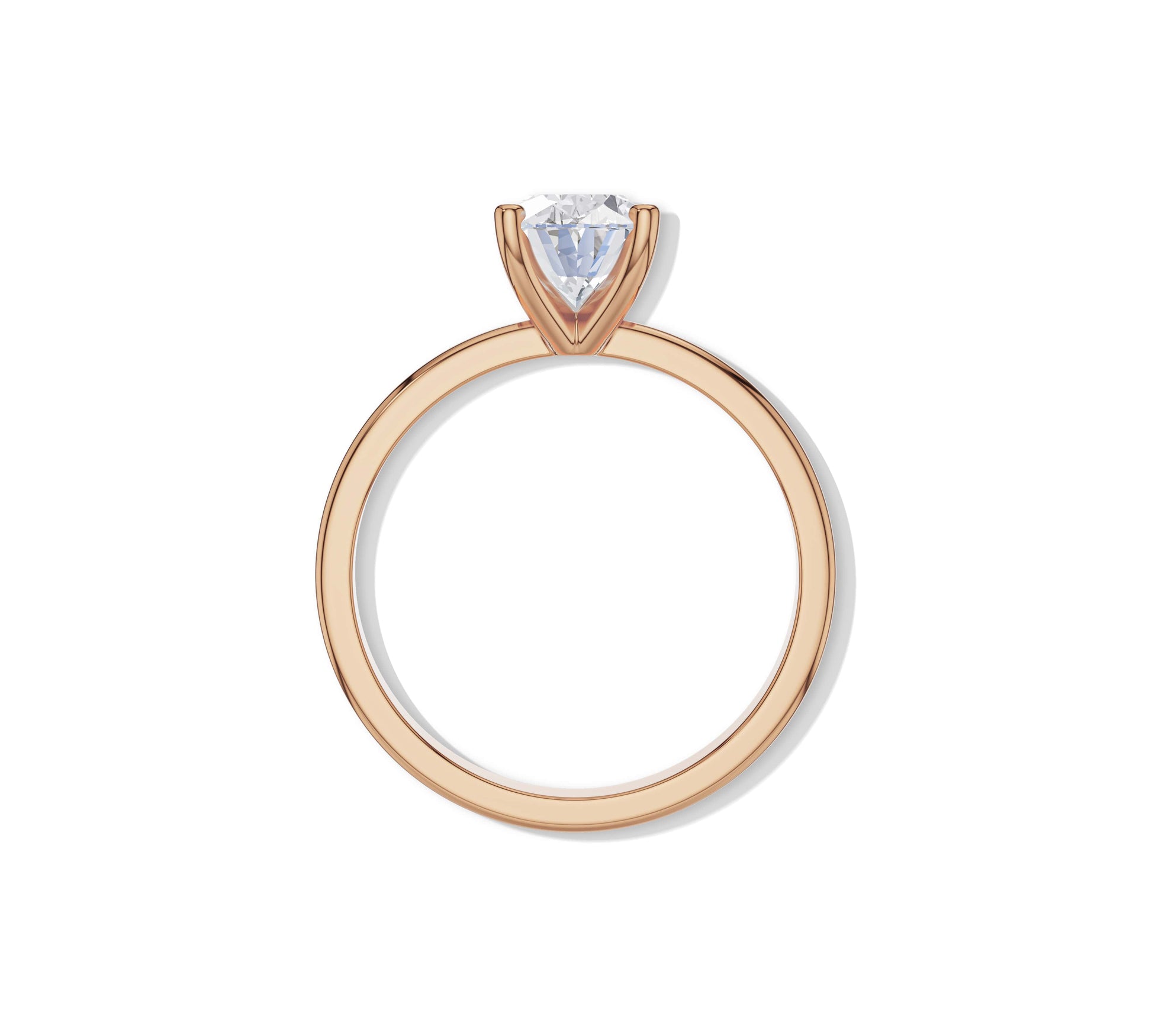 oval moissanite engagement ring