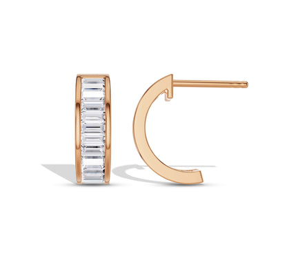 baguette diamond earrings