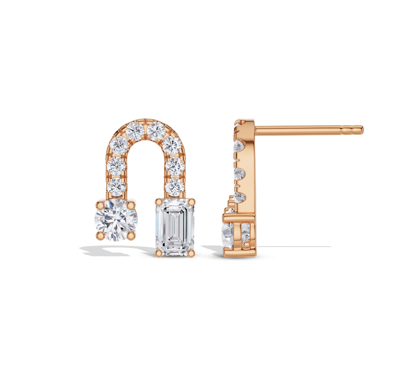 2 carat diamond earrings