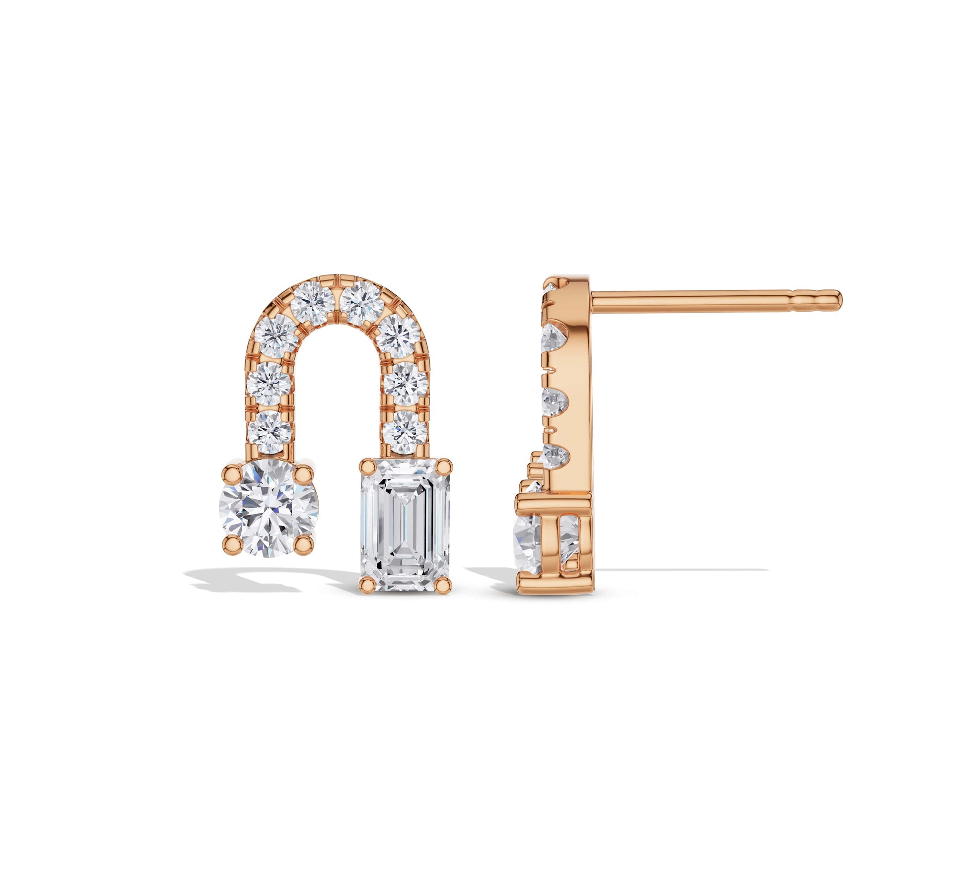 2 carat diamond earrings