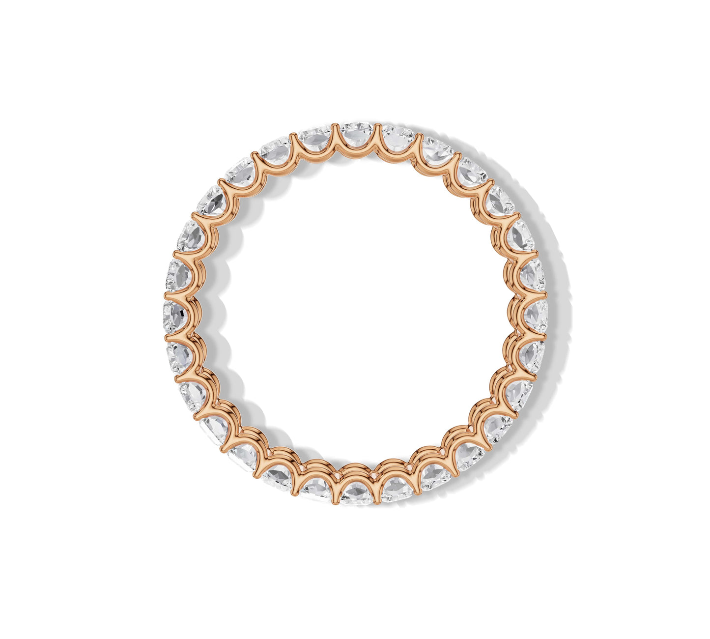 eternity diamond band