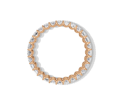 eternity diamond band
