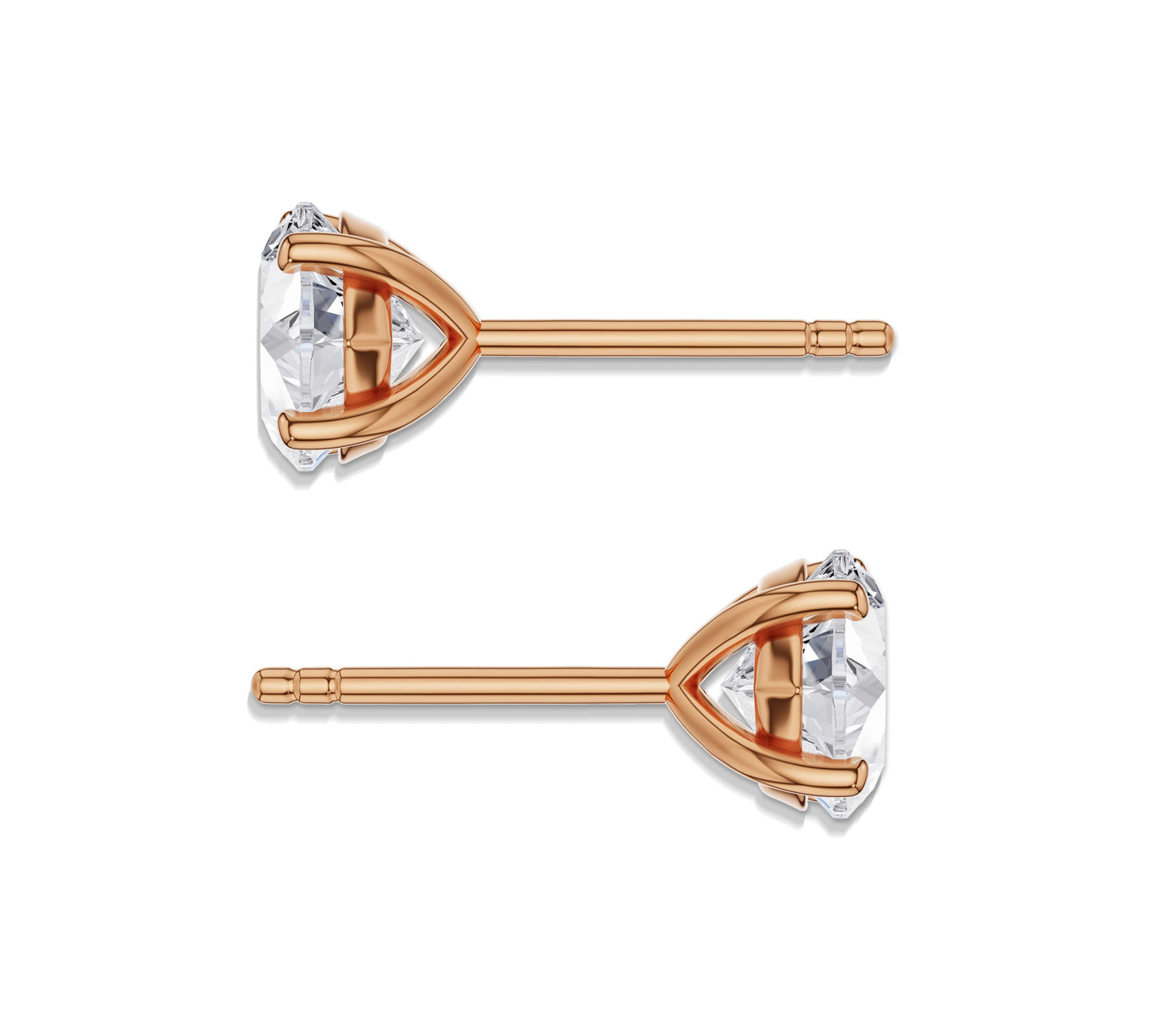 1 carat diamond studs​