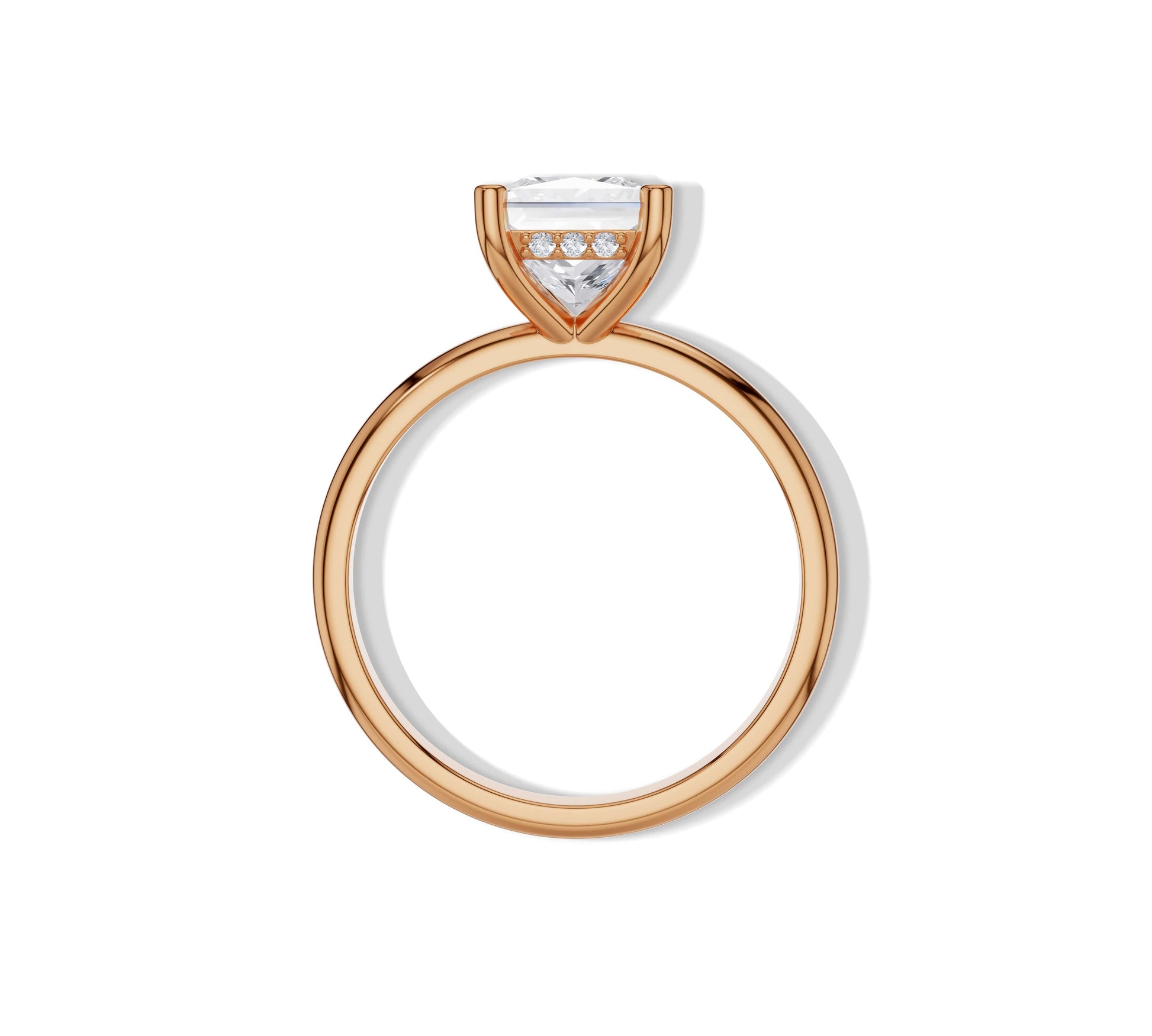 princess diamond solitaire ring