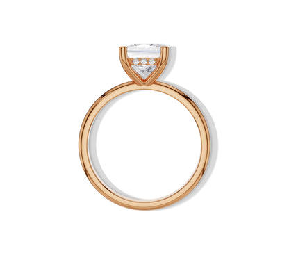 princess diamond solitaire ring