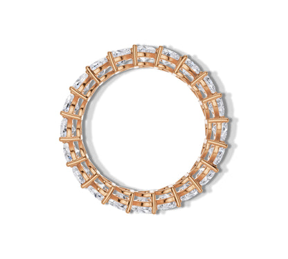 Lab Grown Heart Shaped Diamond Band