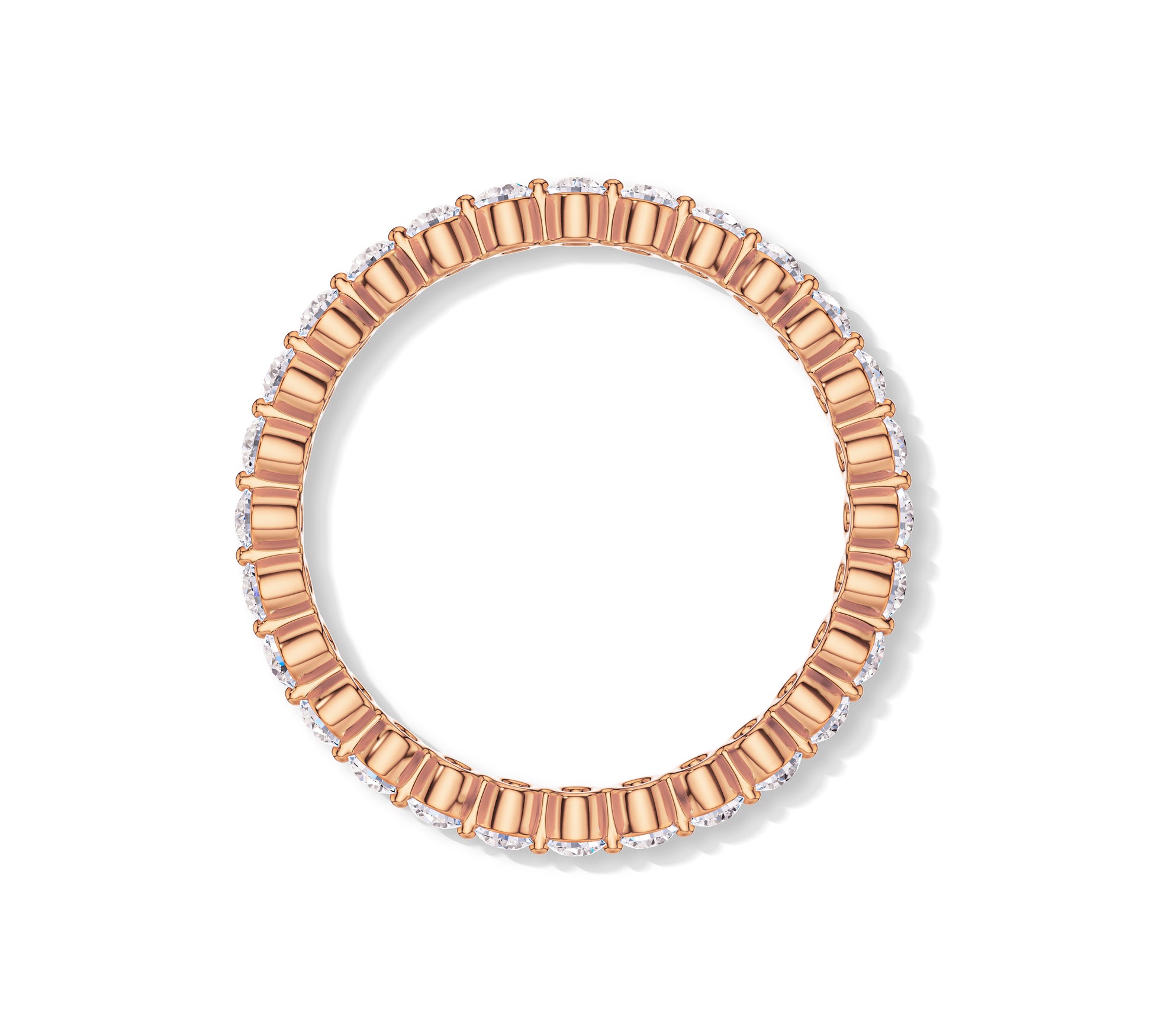 eternity ring for women rose gold