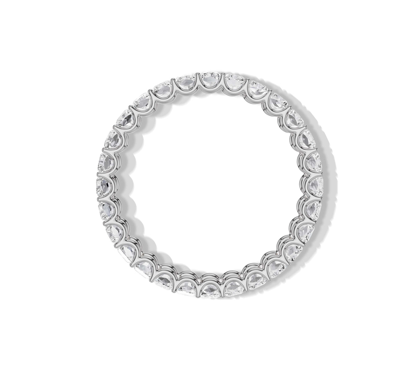 eternity diamond wedding band