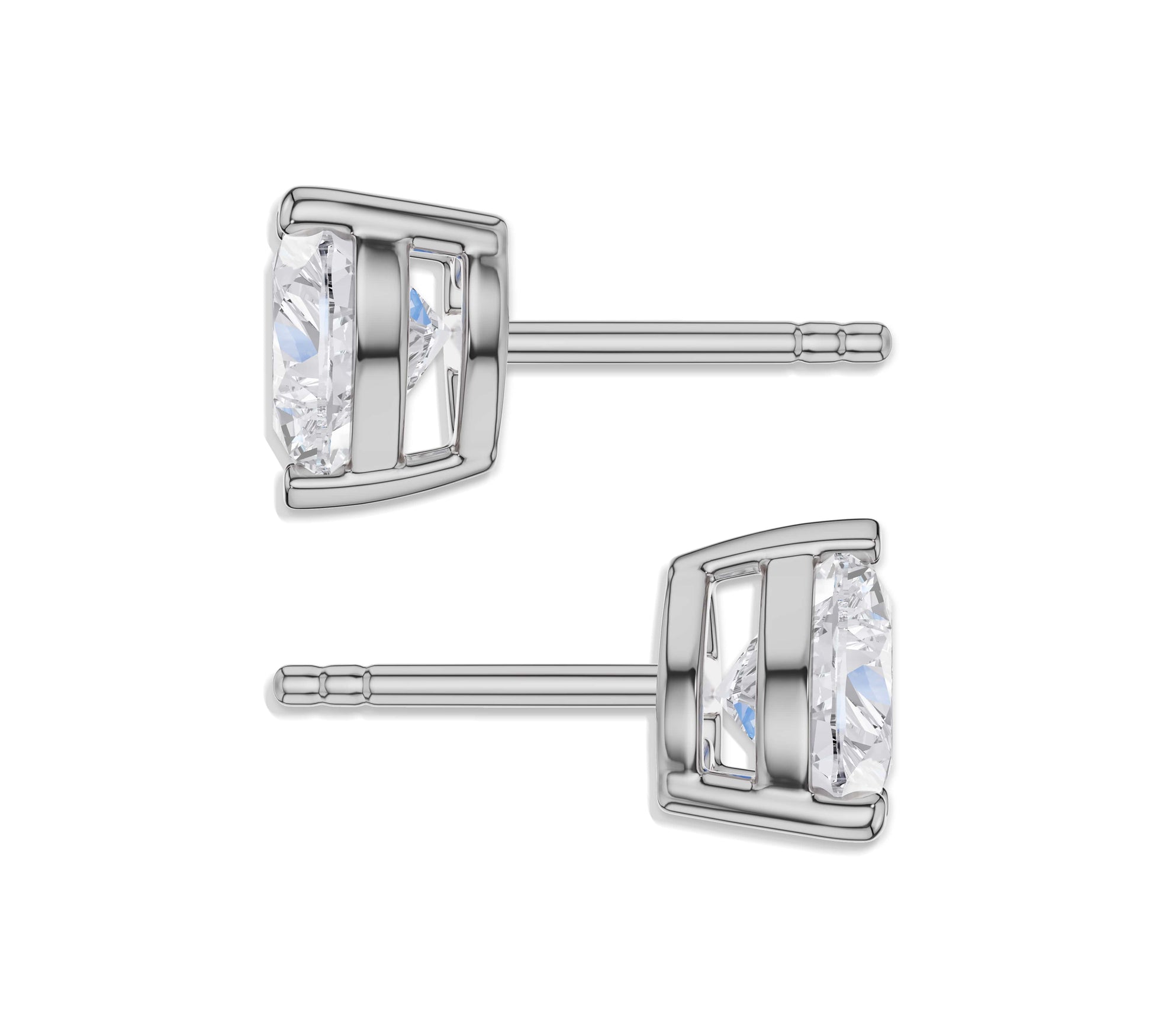 heart shape stud earrings