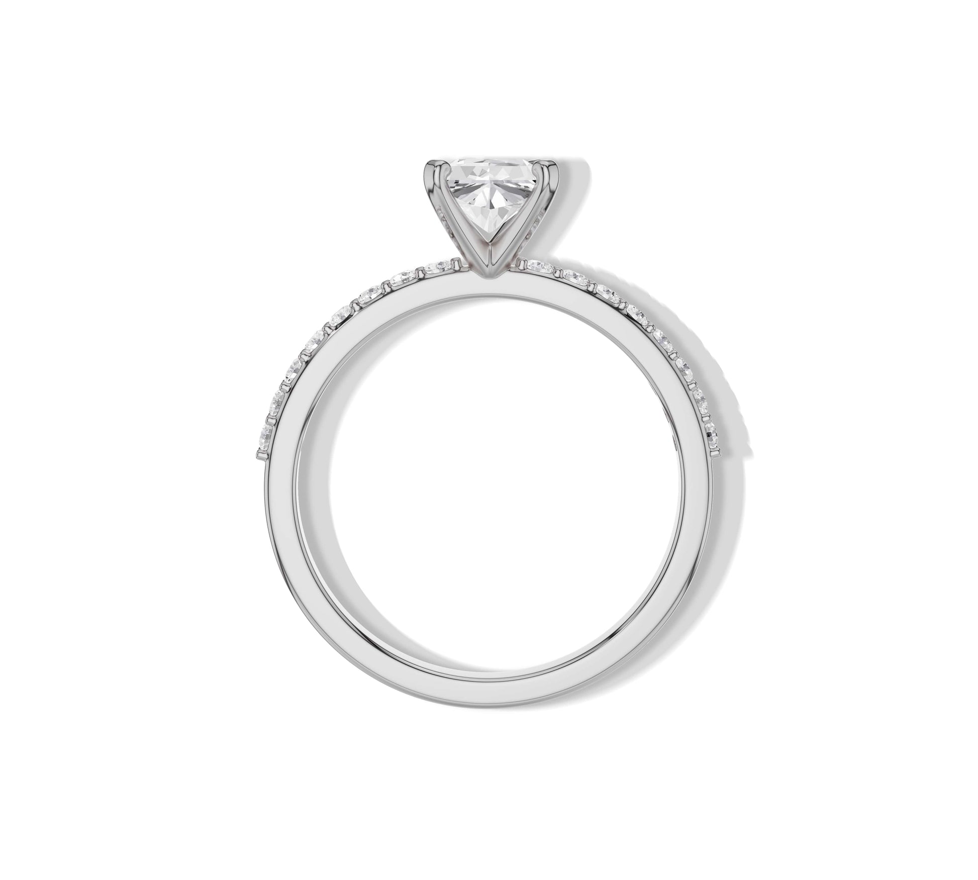 radiant cut engagment ring