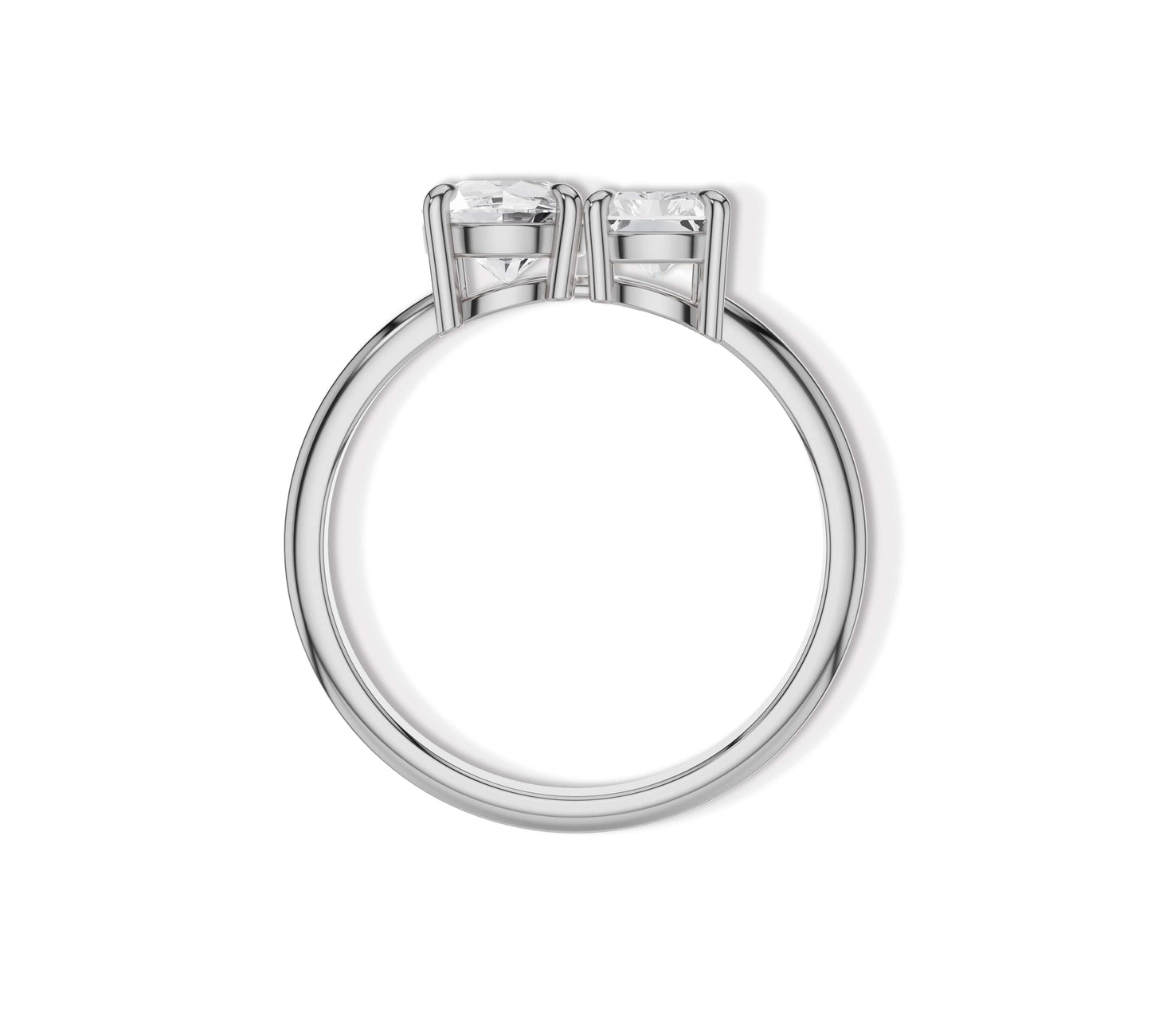 white gold moi and toi ring