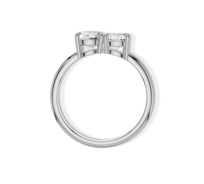 white gold moi and toi ring