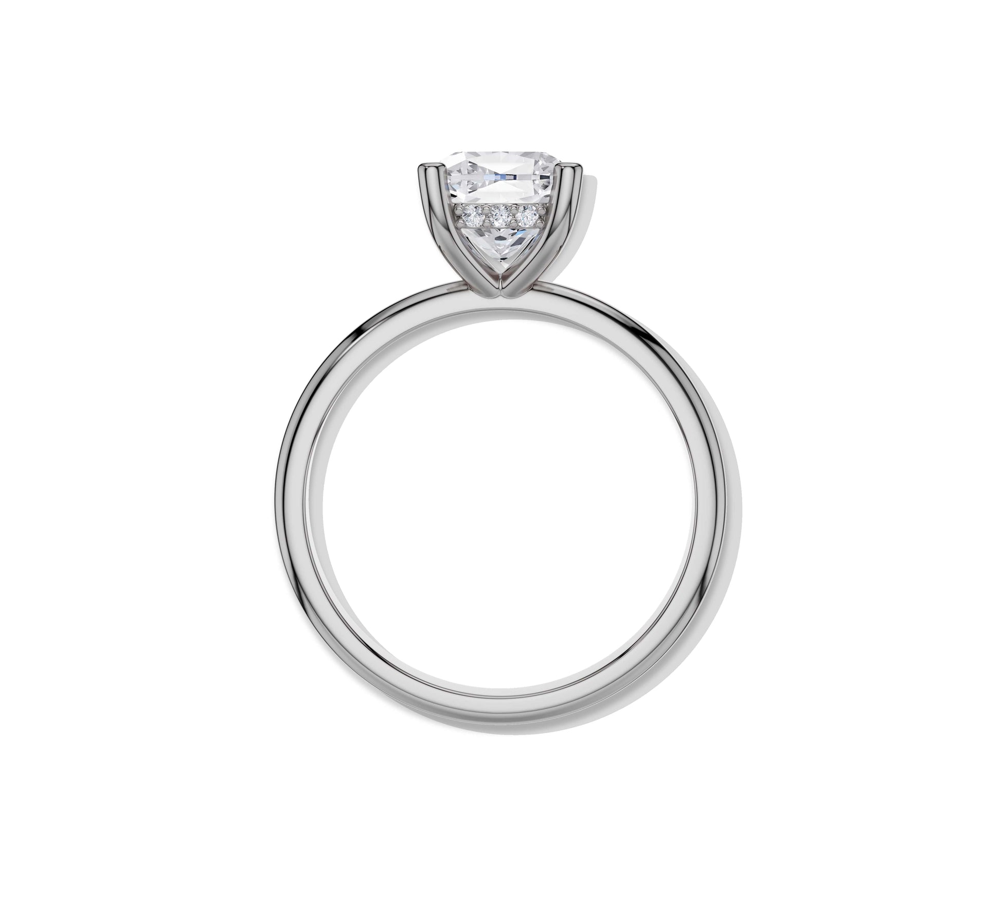 hidden halo ring setting​