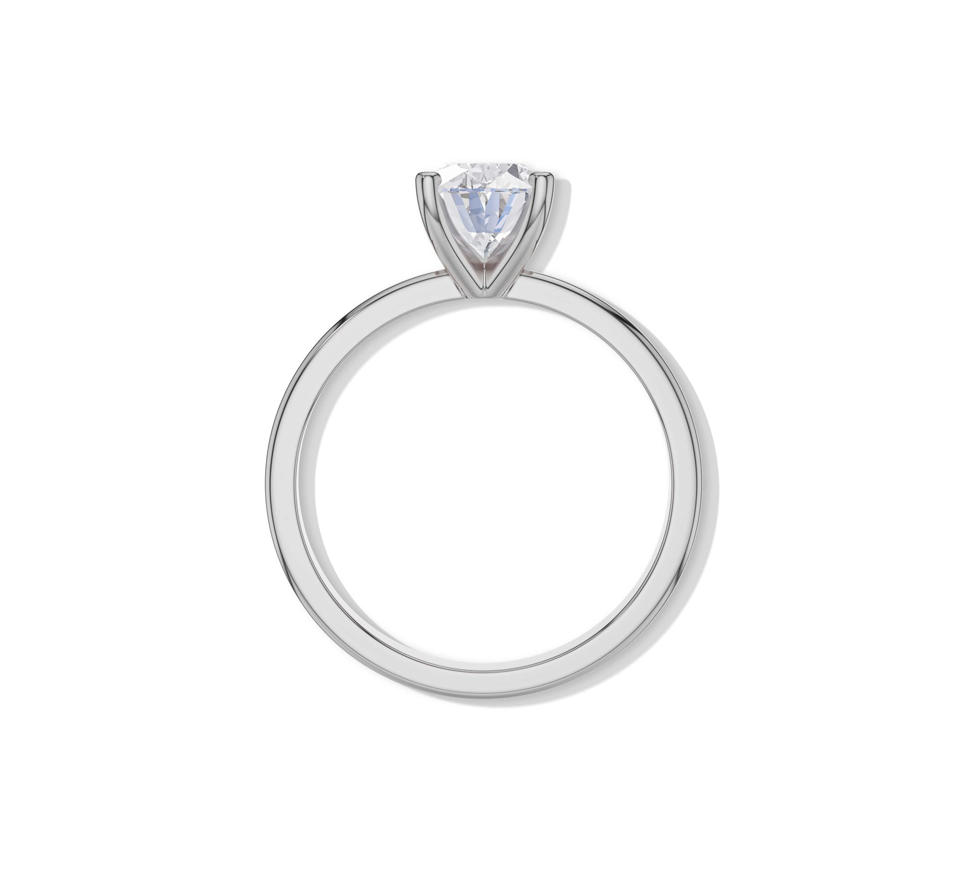 white gold engagement ring
