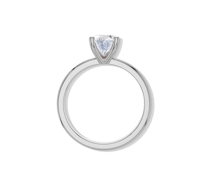 white gold engagement ring