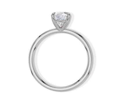Oval cut diamond engagement ring style