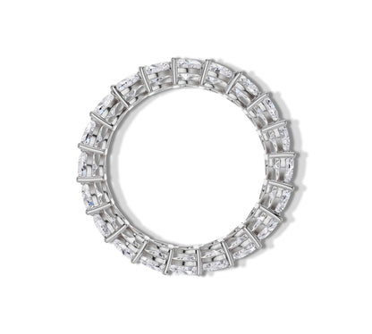 Lab Grown Heart Shaped Diamond Band