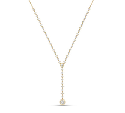 gold lariat necklace