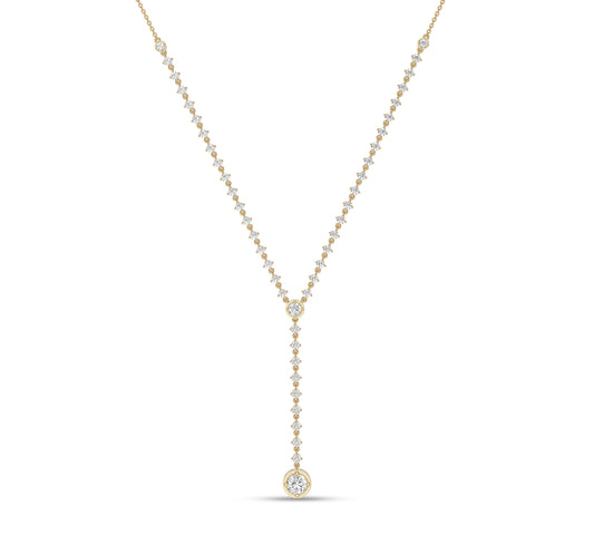 gold lariat necklace