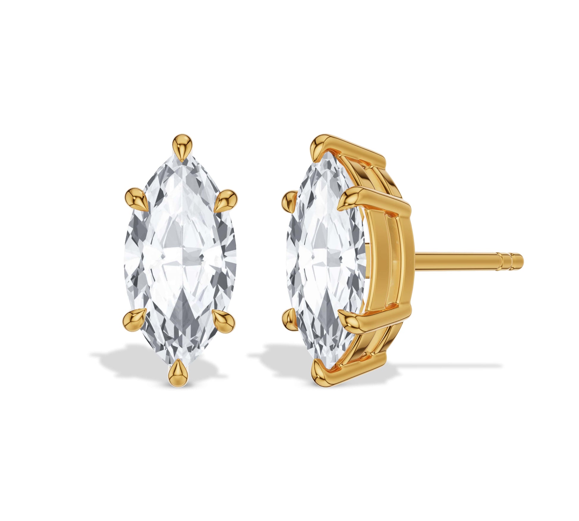 marquise diamond earrings