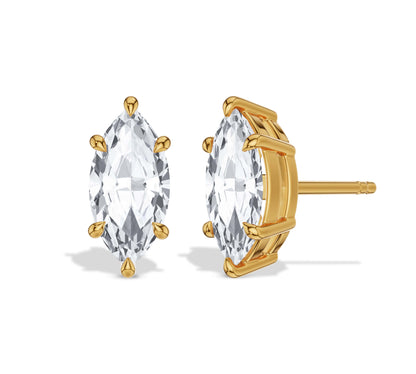 marquise diamond earrings