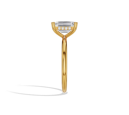 emerald cut engagement rings