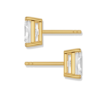 Elegant radiant gold earrings