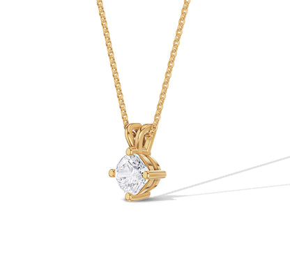 diamond solitaire necklace​