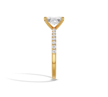 radiant cut engagement ring​