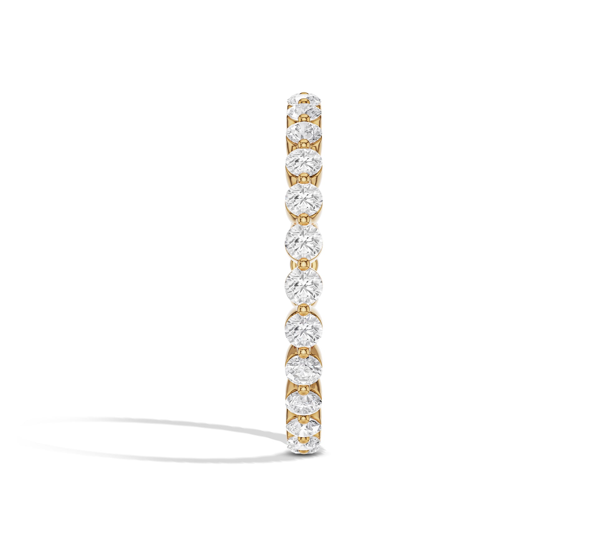 round diamond eternity band for women