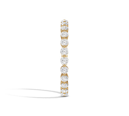 round diamond eternity band for women
