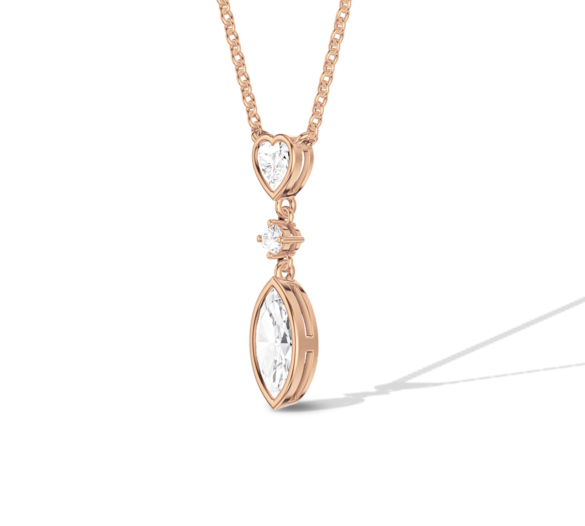 lab grown diamond pendent​