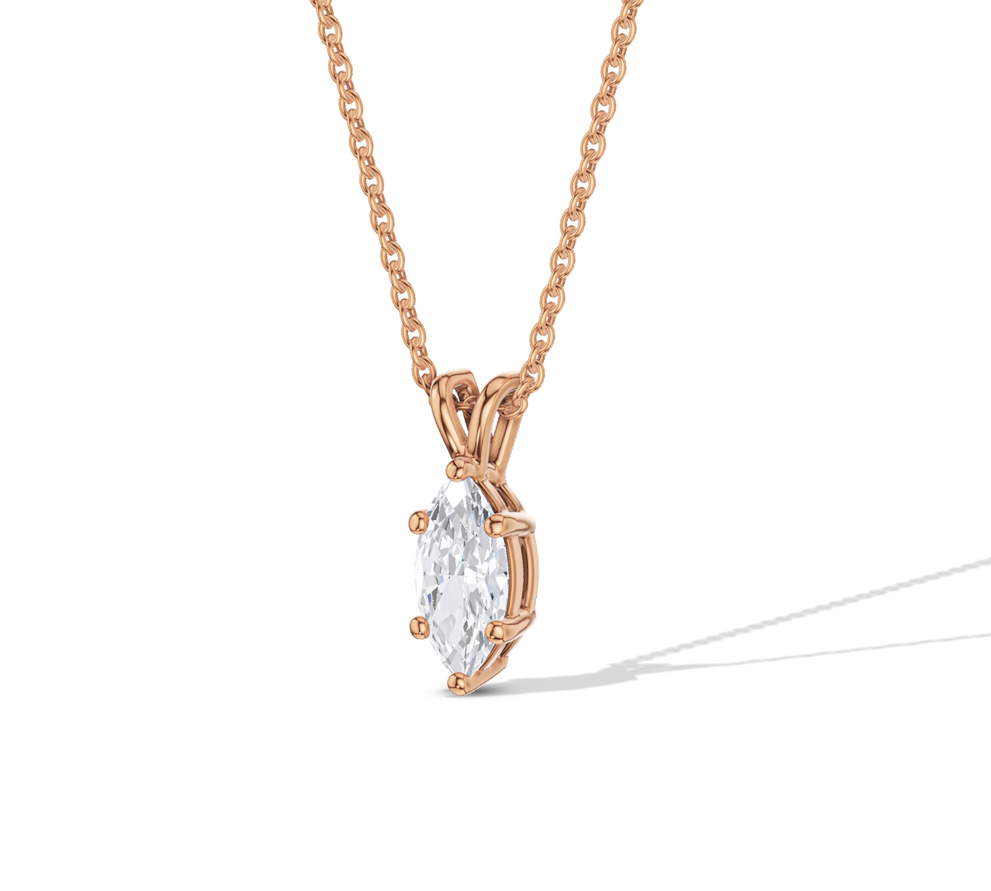 single diamond necklace