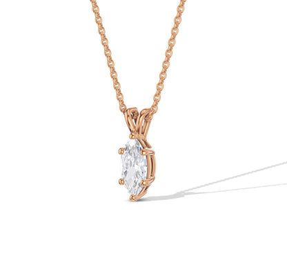 single diamond necklace
