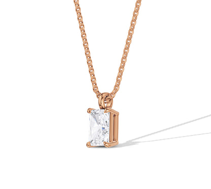 rose gold diamond and necklace